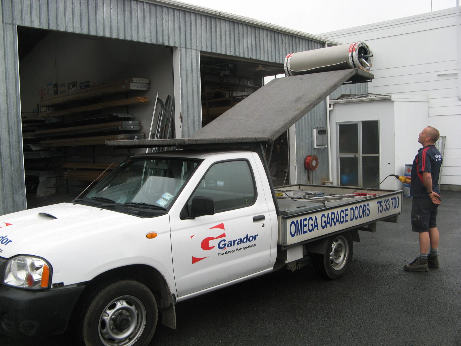 Crane Truck and Ute