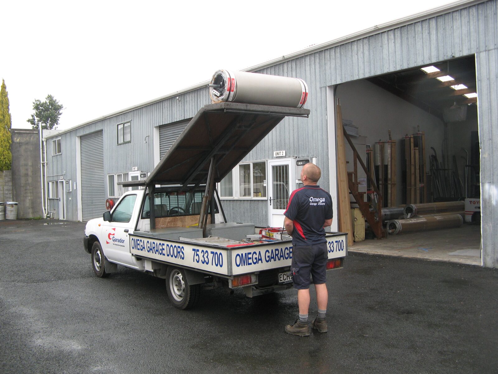 Crane Truck and Ute