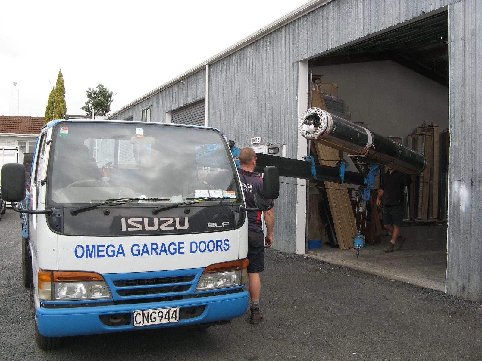 Crane Truck and Ute
